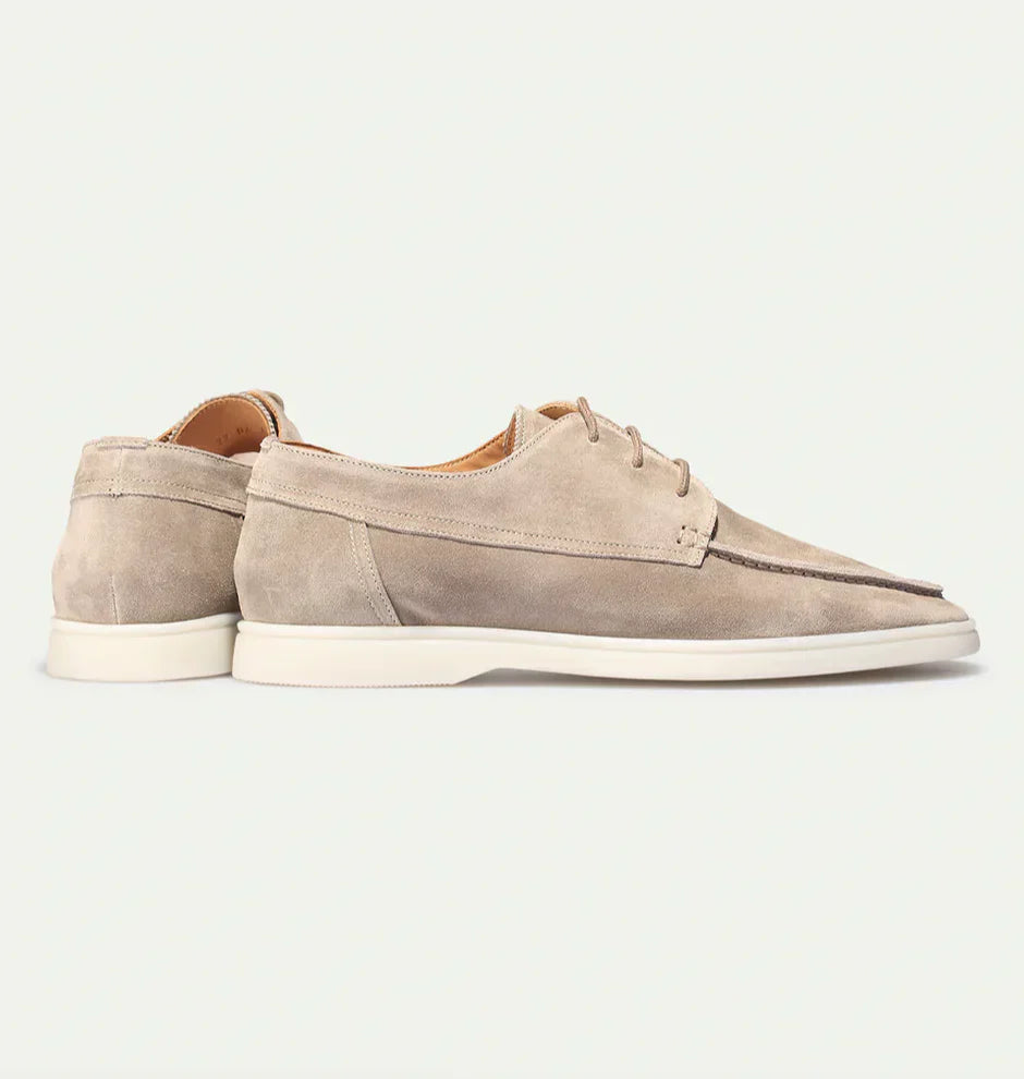 Men's Suede Loafers Comfortable Elegant Brown