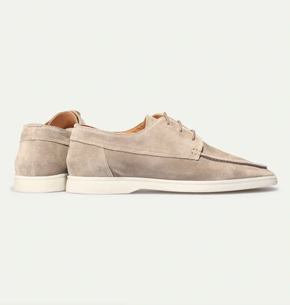 Men's Suede Loafers Comfortable Elegant Brown