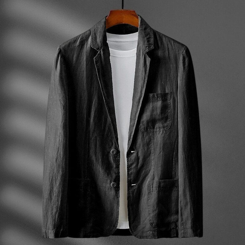 Luxury Italian Style Linen Jacket