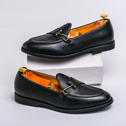 Classic Slip On Leather Shoes
