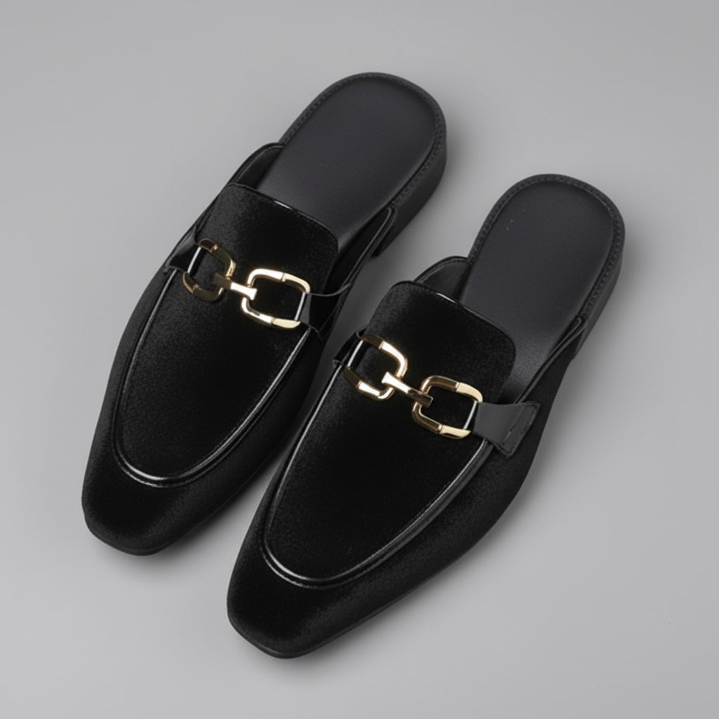 Velvet Mule Loafers - Jack Hafford