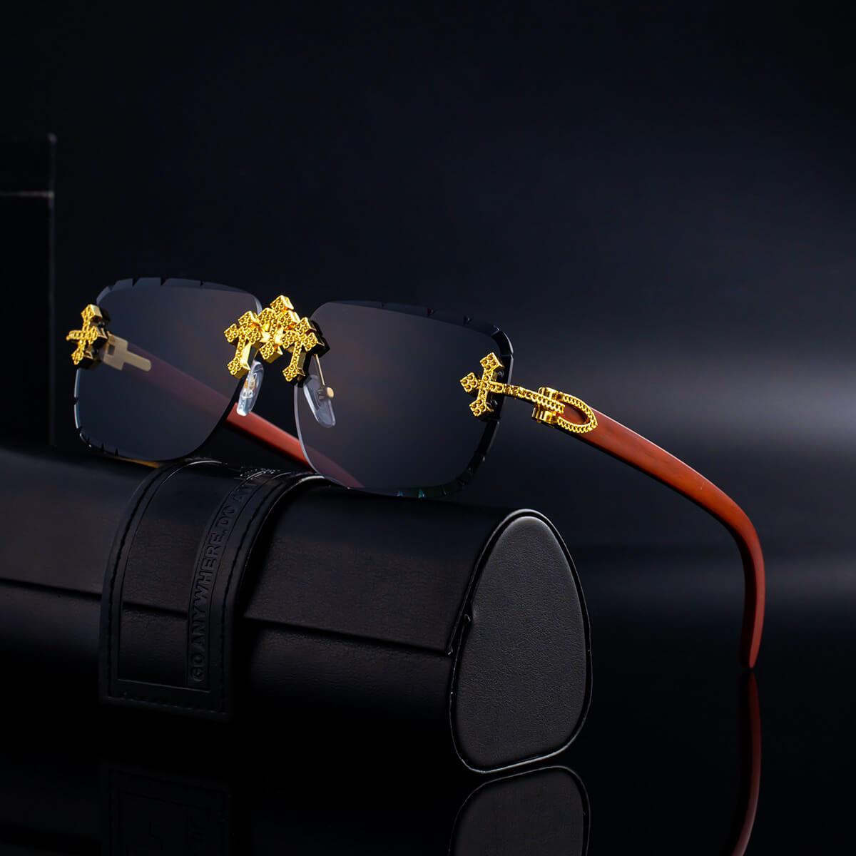 Trendy Frameless Vintage Sunglasses