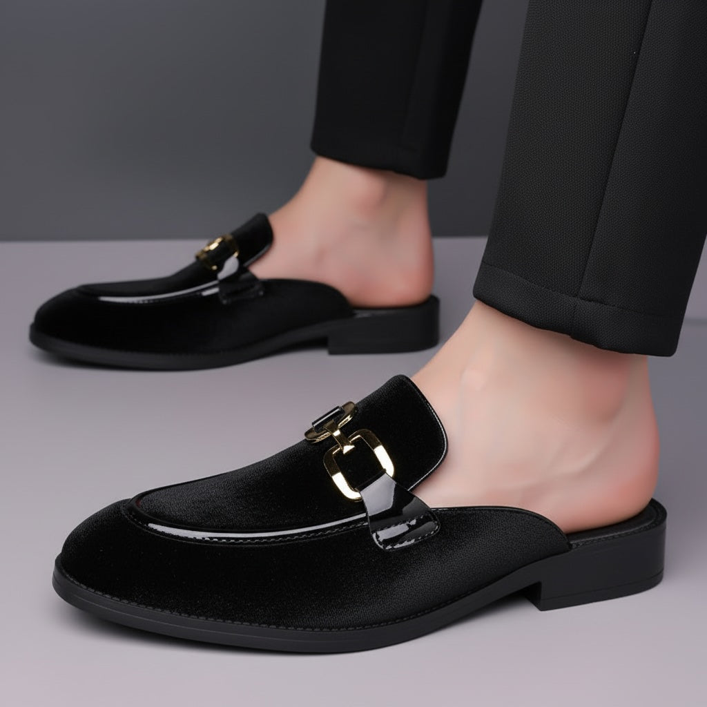 Velvet Mule Loafers - Jack Hafford