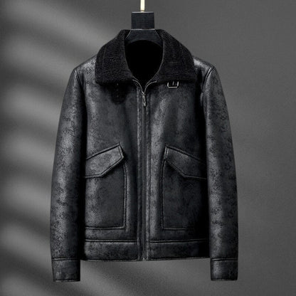 Classic Vintage Leather Pilot Jacket - VibreMode