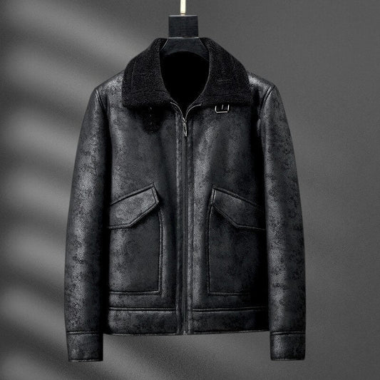 Classic Vintage Leather Pilot Jacket - VibreMode