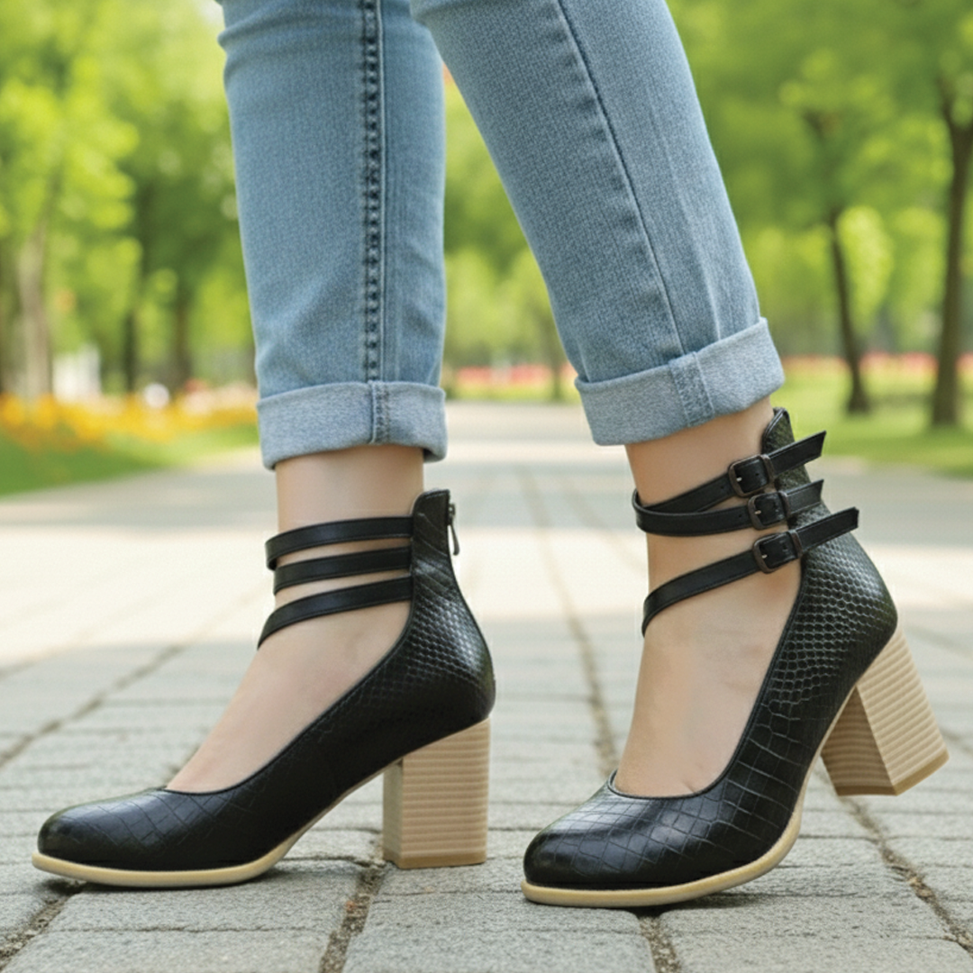 Stylish High Heel Ankle Boots