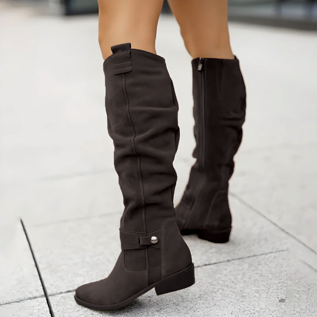 Luxurious Leather Tall Riding Boots