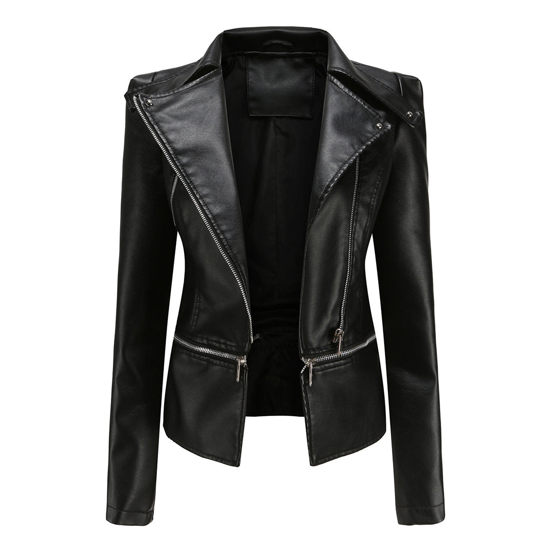 Women's Genuine Leather Jacket - VibreMode