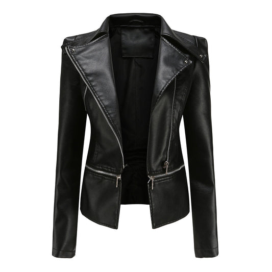 Women's Genuine Leather Jacket - VibreMode