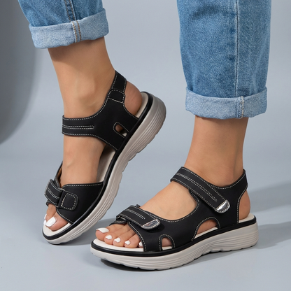 Women's Platform Sandals Adjustable Fit - VibreMode