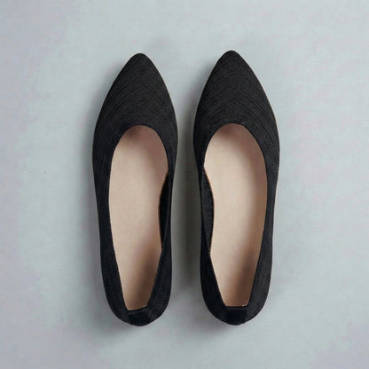 Women's Chevron Knit Slip-On Flats