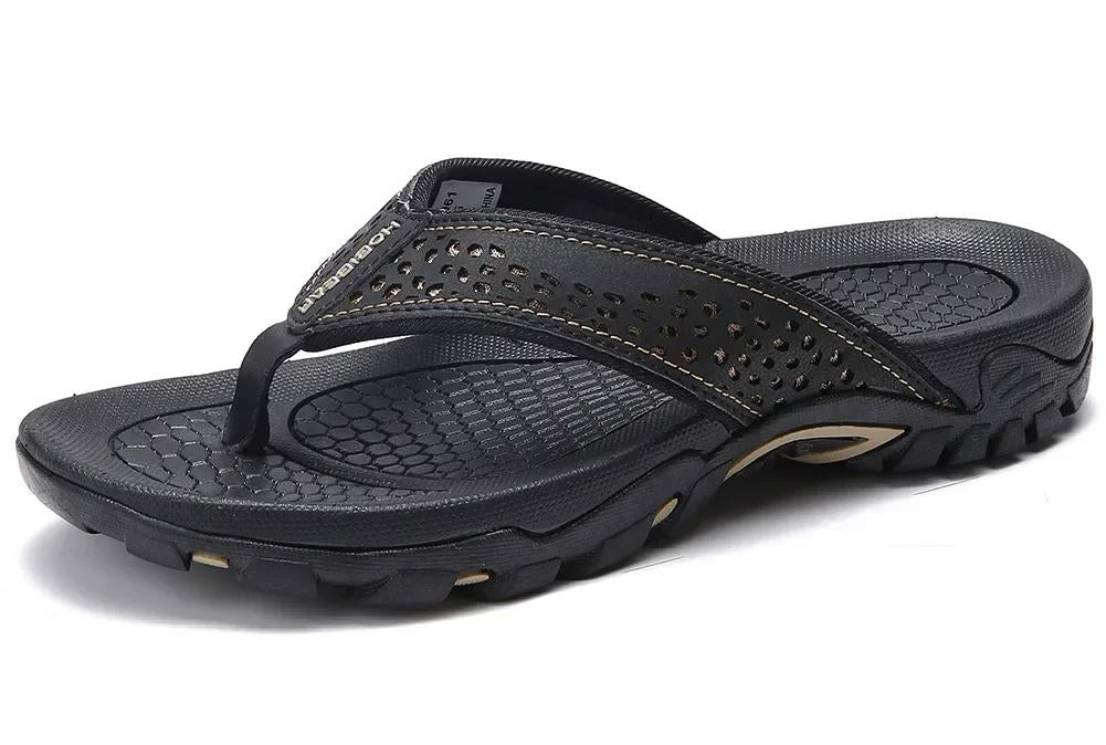 Comfortable Men's Sports Flip Flops with Arch Support Sandals