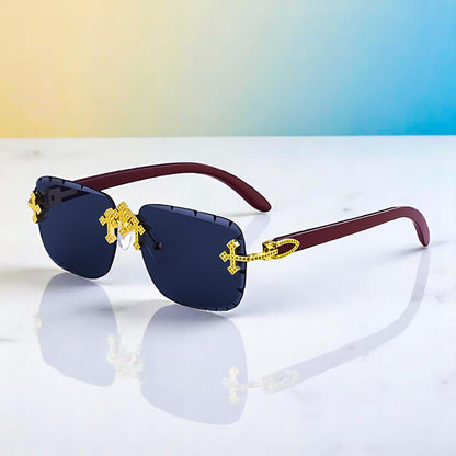Trendy Frameless Vintage Sunglasses