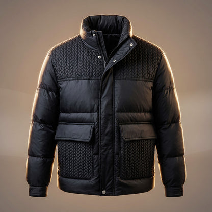 Warm Padded Down Filled Winter Coat - VibreMode