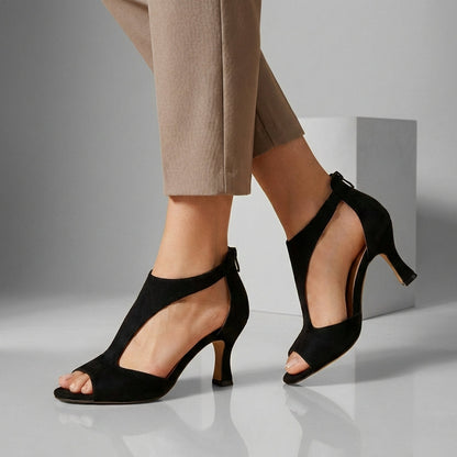 Women's Stiletto Heeled Sandals Peep-Toe High Heel Evening