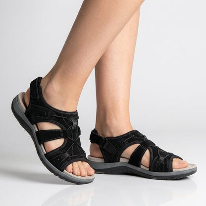 Orthopedic Sandals Adjustable Straps Cut-Out Design