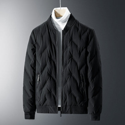 Warm Quilted Down Filled Jacket