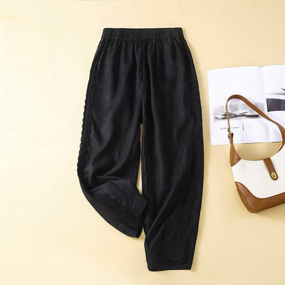 Comfortable Linen Cotton Trousers