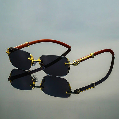 Classic Gold Retro Sunglasses - VibreMode