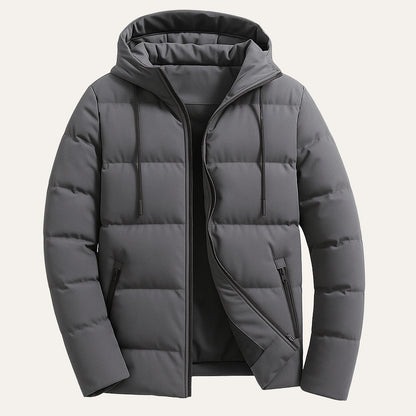 Men's Waterproof Parka Hooded Puffer Jacket