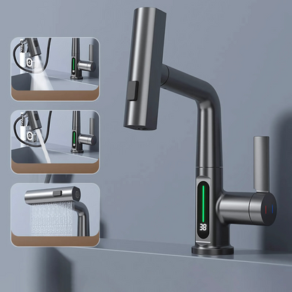 Flexible Led Kitchen Bathroom Faucet