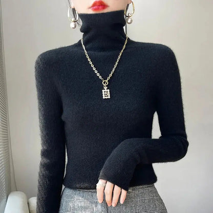Black Turtleneck Sweater for Women – Cozy & Effortlessly Stylish 3