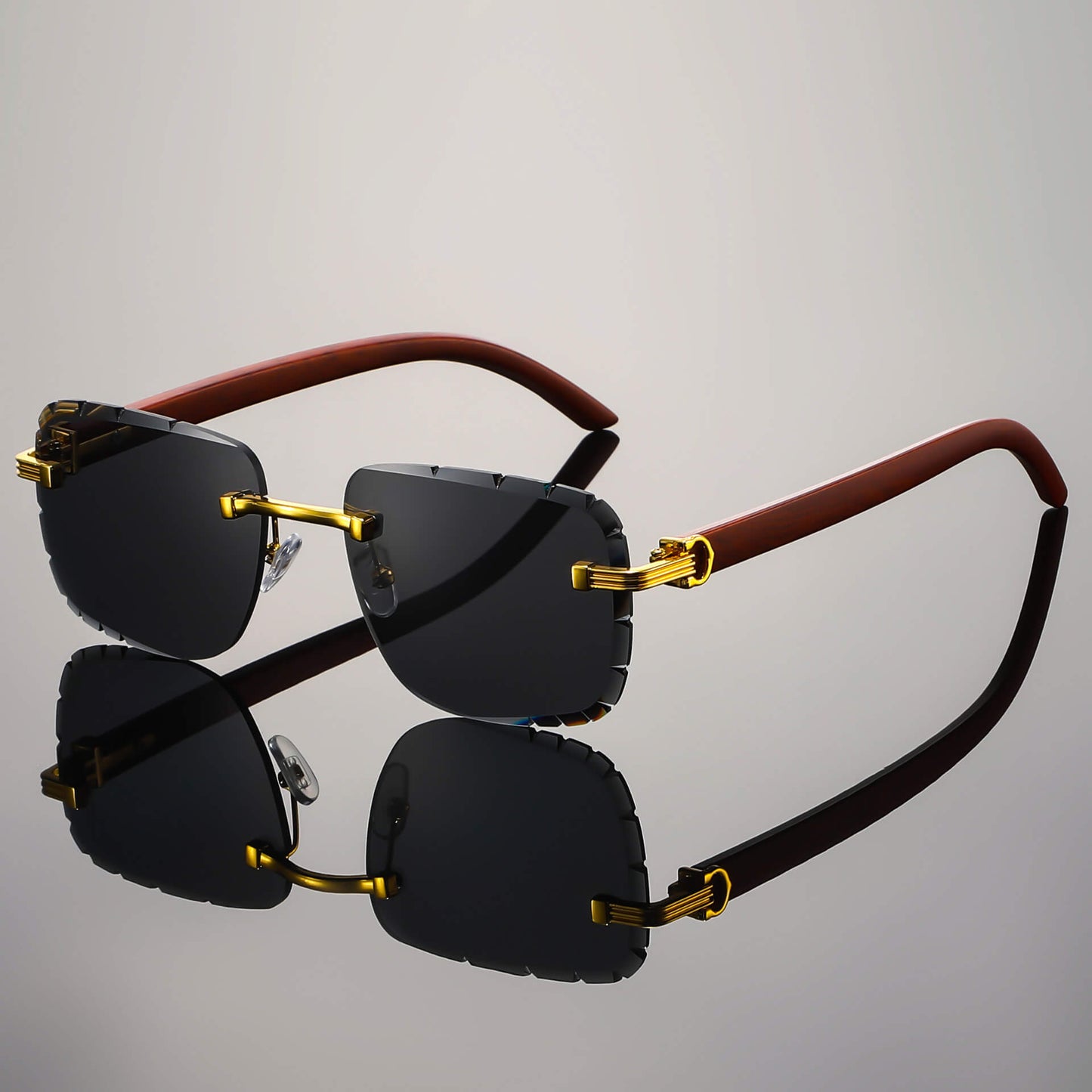 Classic Frameless Vintage Sunglasses
