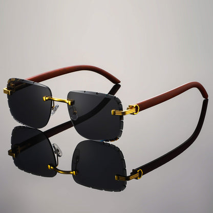 Classic Frameless Vintage Sunglasses