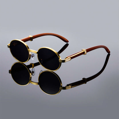 Vintage Oval Sunglasses