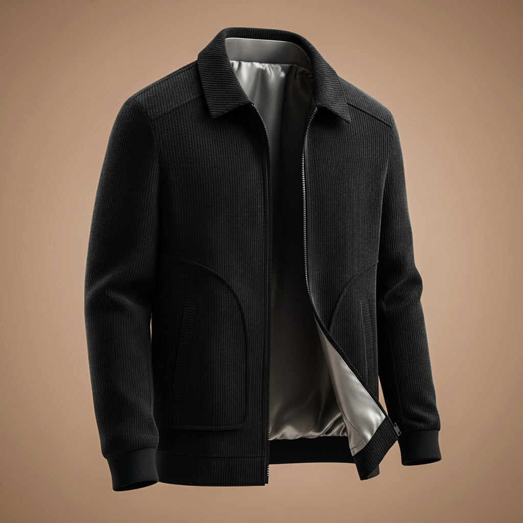 Luxury Textured Corduroy Blazer