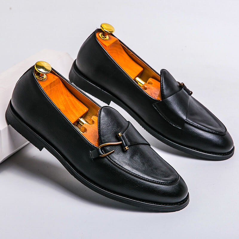 Classic Slip On Leather Shoes