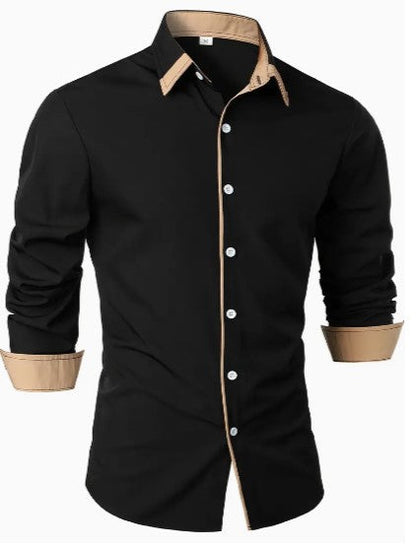 Men's Long Sleeve Casual Shirt Breathable Lightweight