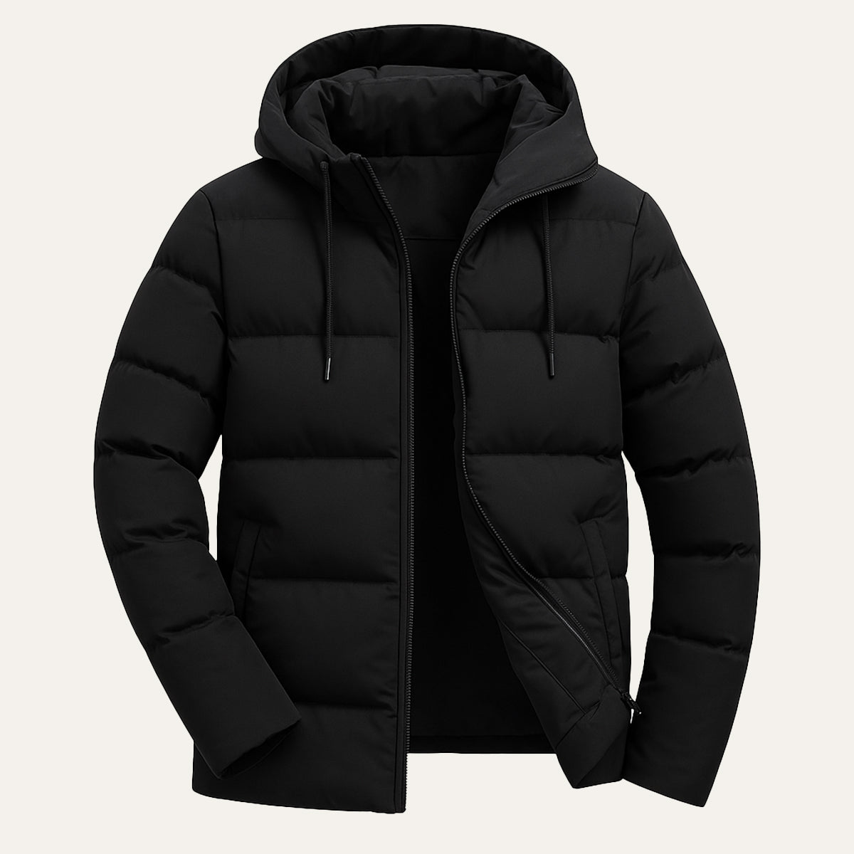 Men's Waterproof Parka Hooded Puffer Jacket
