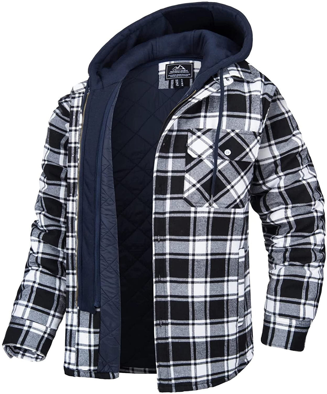 Men's Hooded Mid-Season Jacket - VibreMode