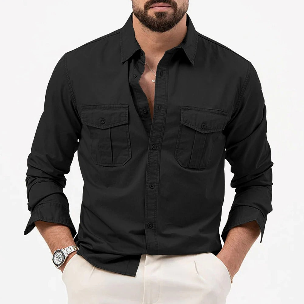 Utility Shirt Cotton Brescia - VibreMode