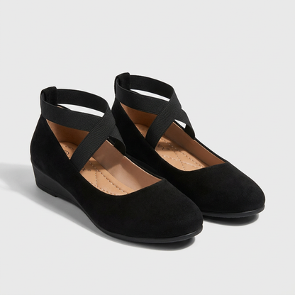 Women's Orthopedic Flats Cross Strap Support