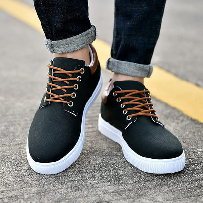 Classic Black White Lace Sneakers