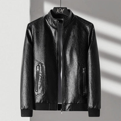 Premium Black Leather Biker Jacket