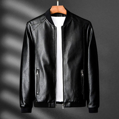 Genuine Italian Leather Biker Jacket