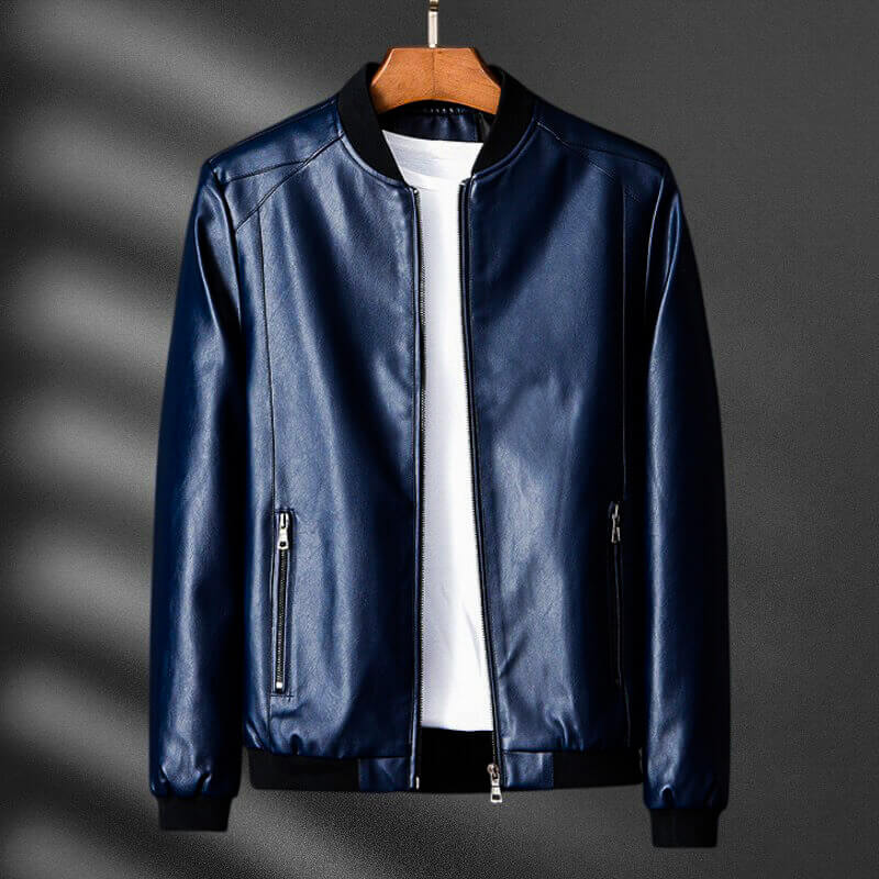 Genuine Italian Leather Biker Jacket
