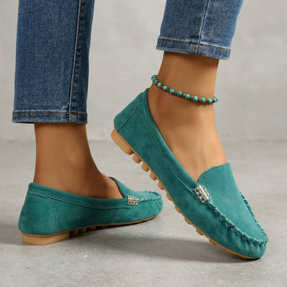 Men's Orthopedic Moccasin Shoes Metallic Accents