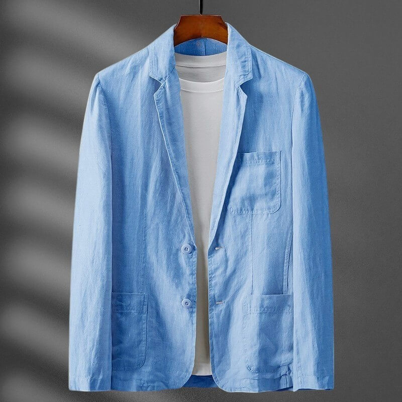 Luxury Italian Style Linen Jacket - VibreMode