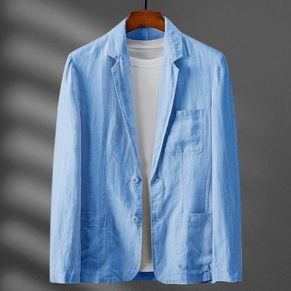 Luxury Italian Style Linen Jacket - VibreMode
