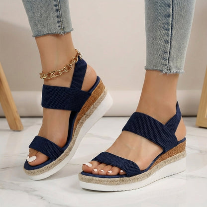 Women's Orthopedic Espadrille Sandals Elastic Straps