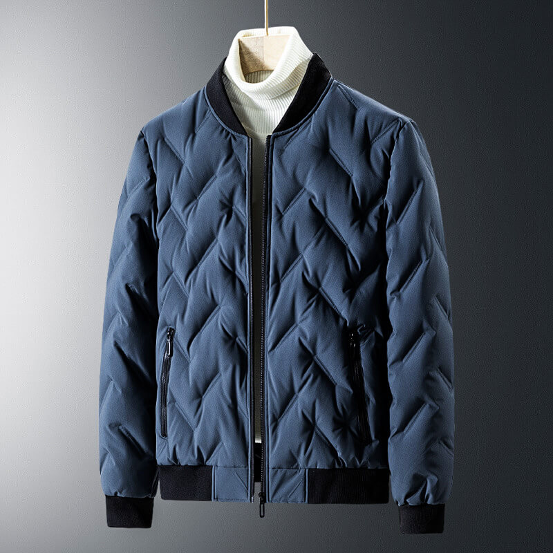 Warm Quilted Down Filled Jacket - VibreMode