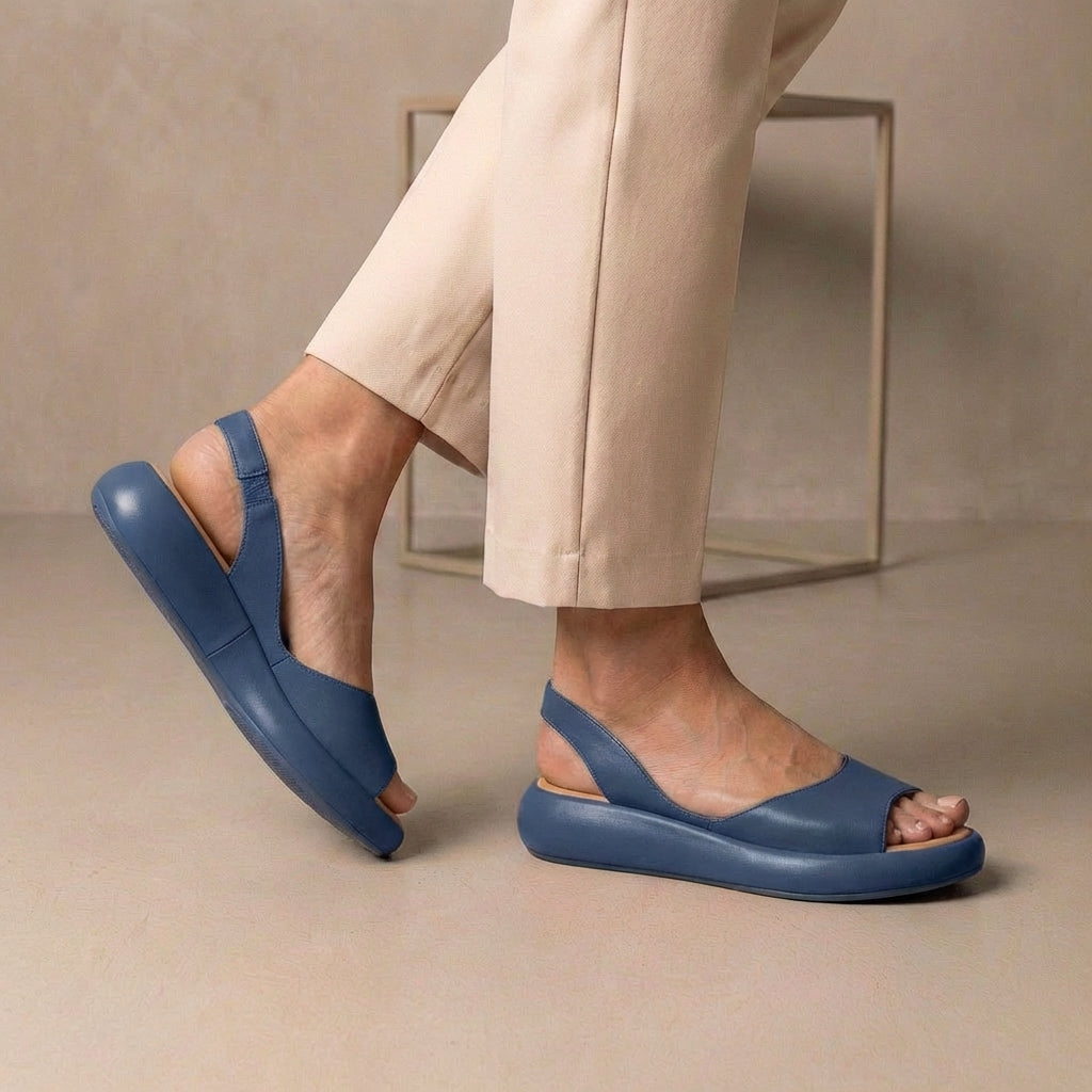 Women's Orthopedic Sandals Peep-Toe Slingback Cushioned Sole