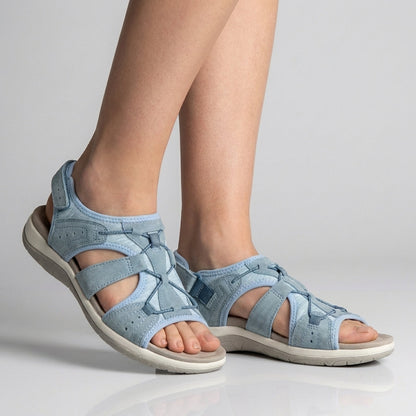 Orthopedic Sandals Adjustable Straps Cut-Out Design