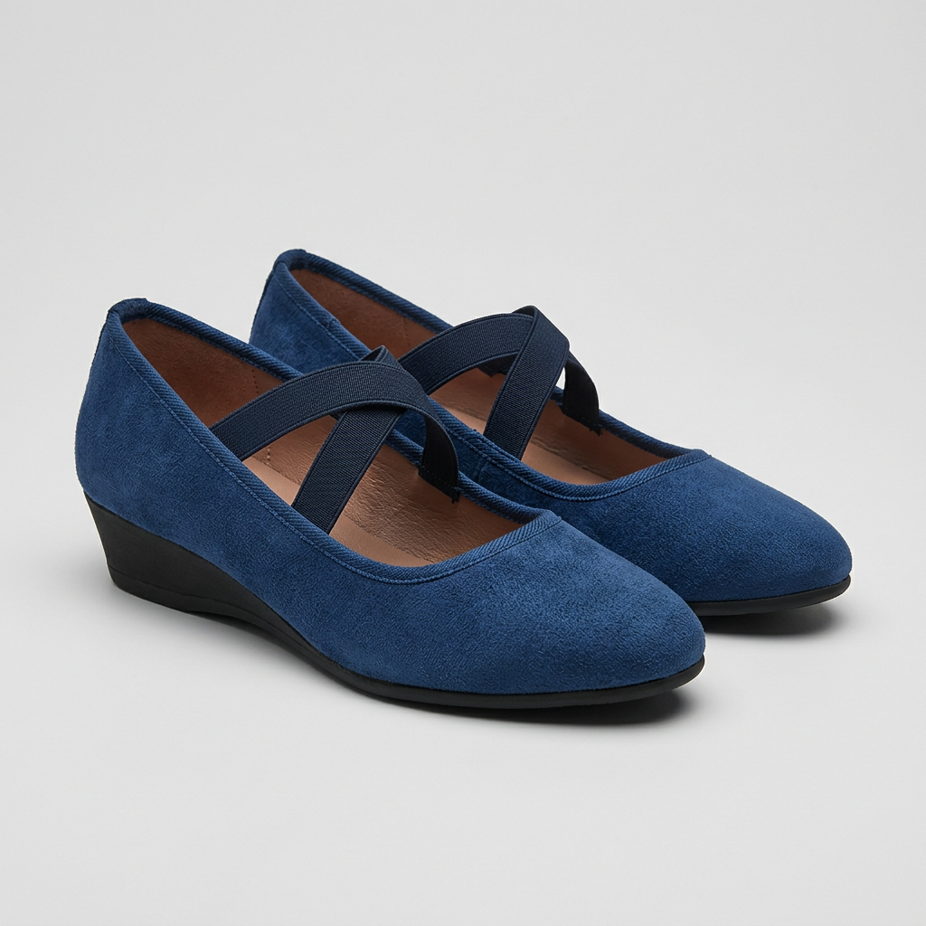 Women's Orthopedic Flats Cross Strap Support
