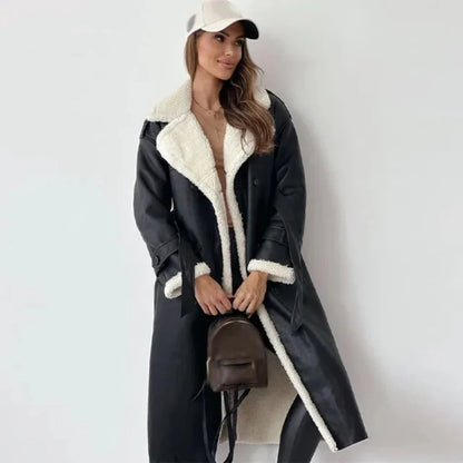 Women's Long Button Down Coat