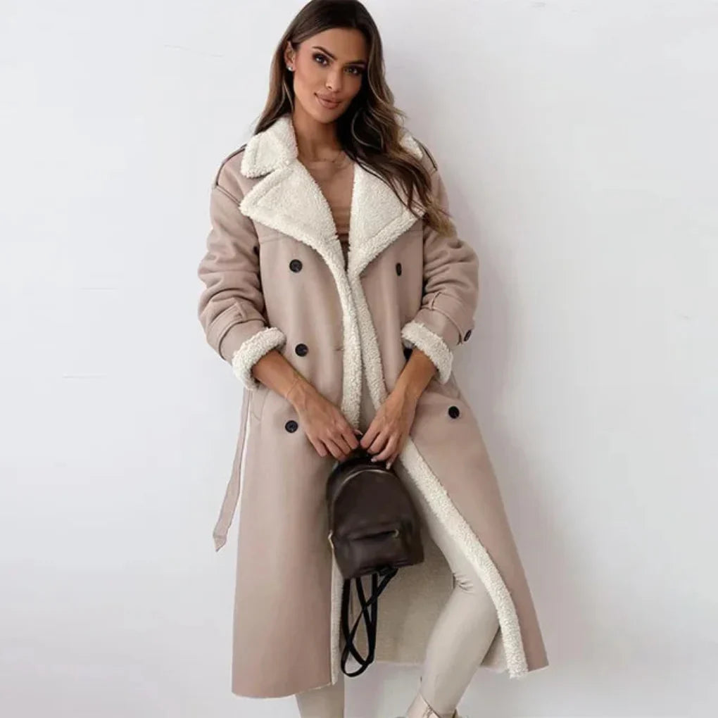 Women's Long Button Down Coat